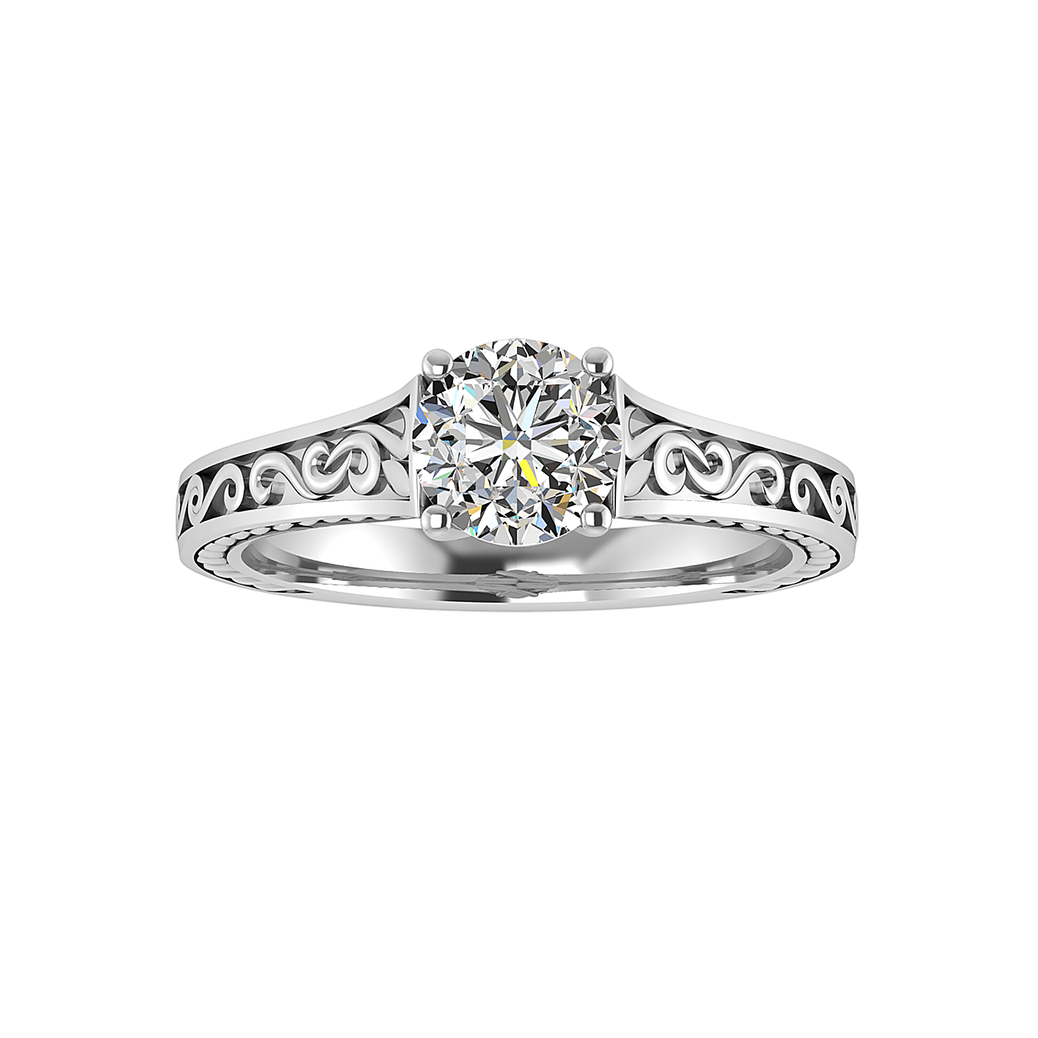 Emma 4 Prong Solitaire Engagement Ring